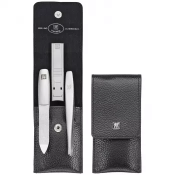 Set regalo manicure-pedica ZWILLING 97119-004-0 nero acciaio inox 4 pz.
