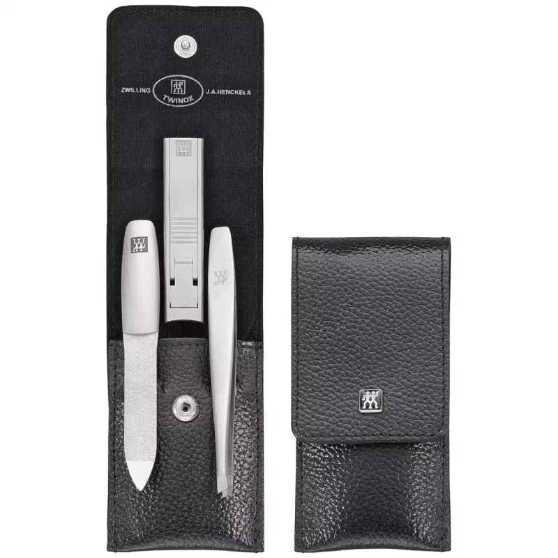 Set regalo manicure-pedica ZWILLING 97119-004-0 nero acciaio inox 4 pz.