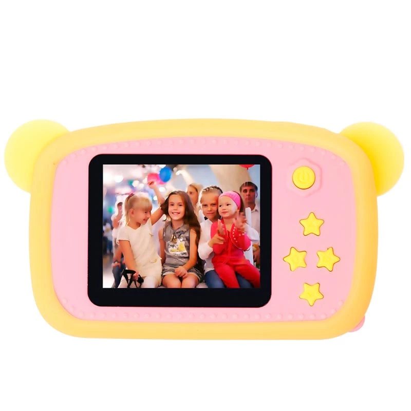 Fotocamera digitale per bambini Extralink H25 arancione 1080P 30fps schermo 2,0