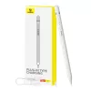 Stylus Baseus Smooth Writing Series ricarica plug-in Lightning, bianco