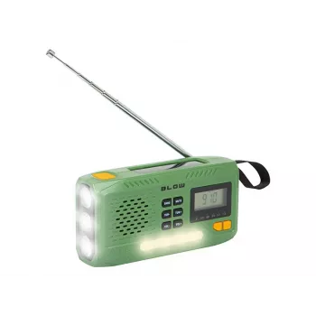 Radio portatile AM/FM solare BLOW RA13 77-551# – leggera, ricarica solare senza batterie