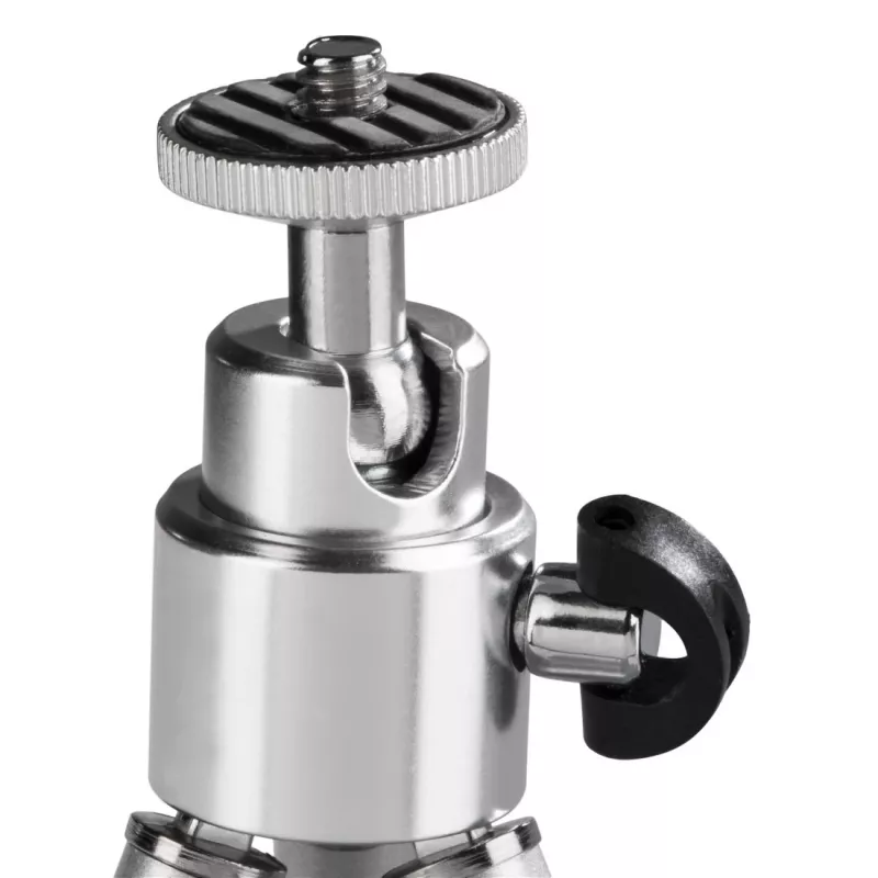 Hama Mini Tripod Ball L Mini treppiede, argento (00004551)