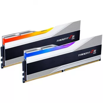 DIMM 32 GB DDR5-6000 (2x 16 GB) kit dual, memoria argento, F5-6000J3238F16GX2-TZ5RS, Trident Z5 RGB, INTEL XMP