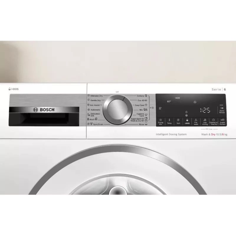 Bosch WNG254A9BY Lavasciuga 10,5 kg / 6 kg 1400 giri/min Bianco