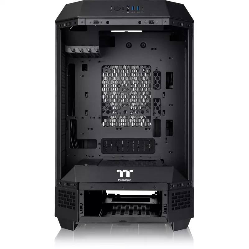 Thermaltake The Tower 300 Black Micro Tower Tempered Glass Case PC Gaming