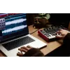 Akai MPK Mini Play MK3 tastiera di controllo MIDI con controller pad, USB, nero/rosso