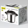 Pentola a pressione Maestro MR-2901, 6 L, 22 cm, argento, 80 kPa