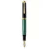 Pelikan Souverän 1000, nero, verde, medio, ambidestro, Germania, 1 pz.