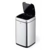 Durable TOUCH 12L rettangolare acciaio inox argento nero