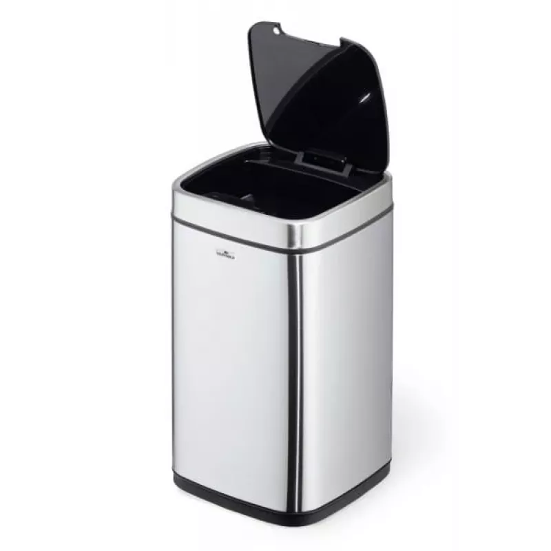 Durable TOUCH 12L rettangolare acciaio inox argento nero