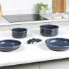 Set pentole Russell Hobbs RH03319EU7, 5 pezzi, padelle antiaderenti, lavabili in lavastoviglie