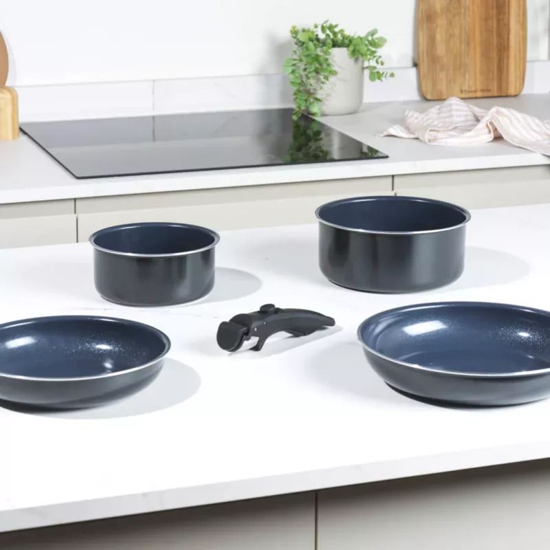 Set pentole Russell Hobbs RH03319EU7, 5 pezzi, padelle antiaderenti, lavabili in lavastoviglie