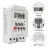 Timer elettronico per guida DIN QOLTEC PC0629 — alimentazione 24V, uscita 16A