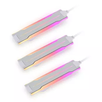 Kit strisce Lian Li UNI FAN P28 Side ARGB, confezione da 3, bianco (P28ARGB-W)