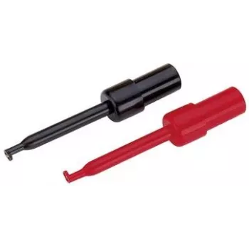 Set di sonde di test Voltcraft 108542, connettore 2 mm, CAT I, nero e rosso
