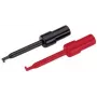 Set di sonde di test Voltcraft 108542, connettore 2 mm, CAT I, nero e rosso