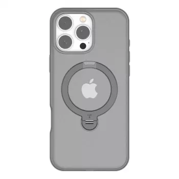 Custodia per telefono Torras UPRO OSTAND SPIN SERIES per iPhone 16 Pro Max, grigio titanio