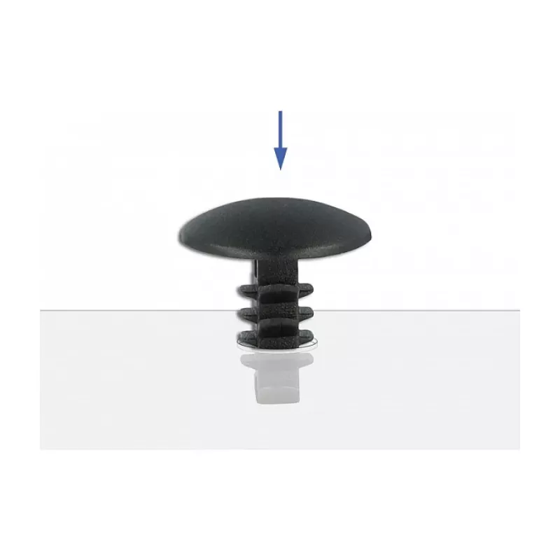 Clip ad albero di Natale DeLOCK 60188 nero nylon 10 pezzi