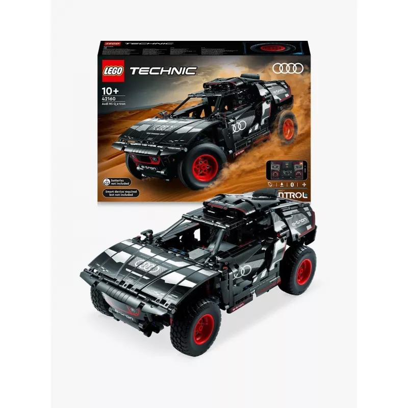 LEGO Technic kit modello fuoristrada Audi RS Q e-tron 42160 — 914 pezzi, età consigliata 10+