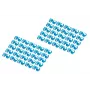 DIGITUS - Clip per cavi con codifica colori - per cavi patch - blu (confezione da 100) (A-CC-B)
