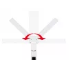 Lampada da scrivania LED LB-24 con orologio