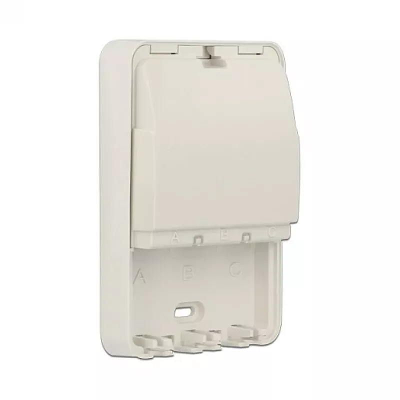 Delock 86262 Scatola Keystone da superficie, 3 porte, bianca (RAL 9010)