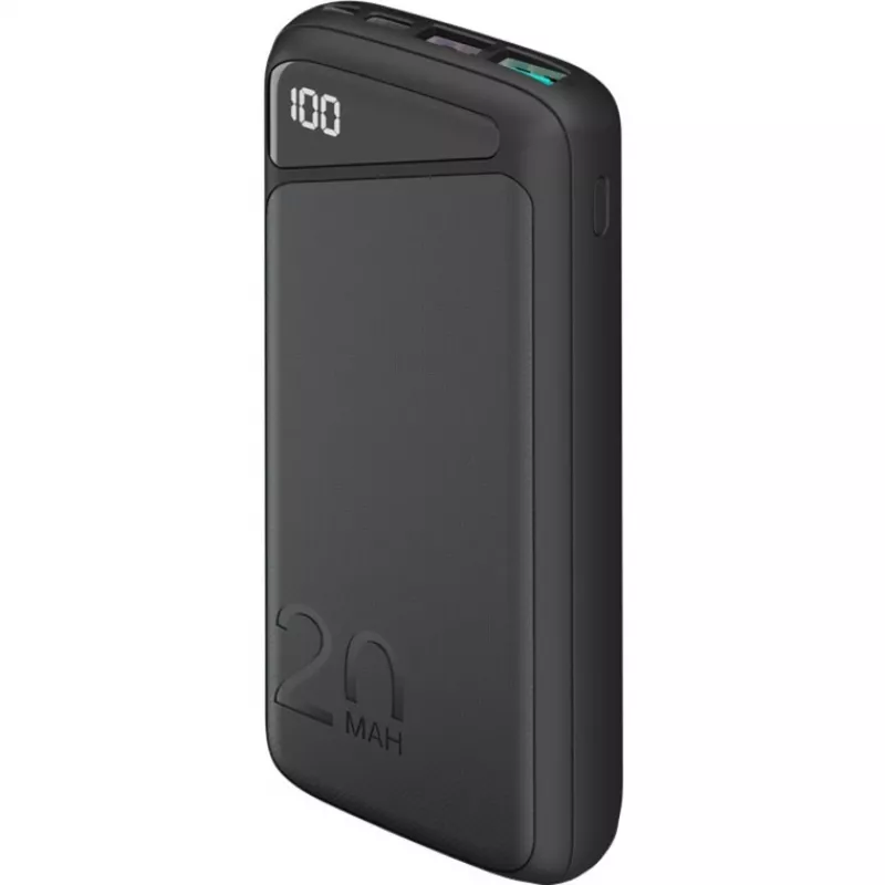Powerbank a ricarica rapida 20.000 mAh (nero, PD, Quick Charge 3.0, Super Charge)