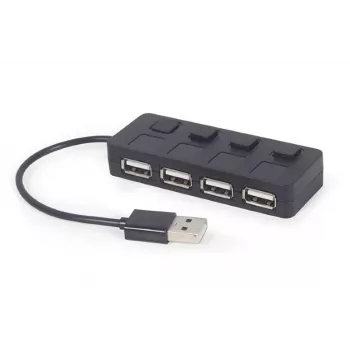 Hub interfaccia USB 2.0 Gembird UHB-U2P4-05 con 4 porte USB
