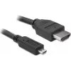 DeLOCK - Cavo video / audio - HDMI - 32 AWG - HDMI, 19 poli (M) - 19 poli Micro-HDMI (M) - 3 m (82663)