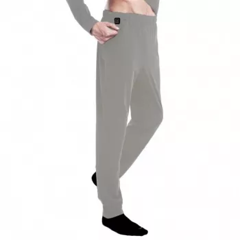 Pantaloni lunghi intimi Glovii GP1GM grigio uomo adulto 6% elastan 94% poliestere