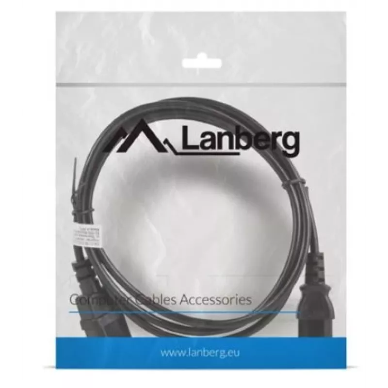 Cavo di alimentazione Lanberg CA-C13E-10CC-0018-BK nero 1,8 m