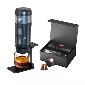 Macchina per caffè automatica portatile 3-in-1 con custodia 80W HiBREW H4A