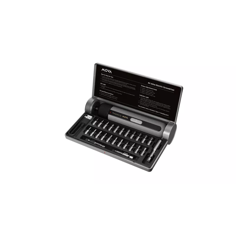 Avvitatore elettrico MOVA MSD008, motore 4 V, coppia 8 N·cm, 0,71 kg a mano per montaggi leggeri ed elettronica