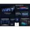 Router da tavolo MERCUSYS MR25BE EasyMesh Wi‑Fi 7 dual‑band 2,4/5 GHz, 3600 Mbit/s, 3× Gigabit-LAN, 4 antenne esterne