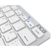 Tastiera wireless Inca IBK-569BT Bluetooth 78 tasti metallic argento