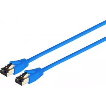 Cavo di rete S/CONN 08-41001 blu 0,25 m Cat8.1 F/FTP