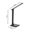 Lampada da scrivania LED 9W caricabatterie Qi Maclean MCE616B