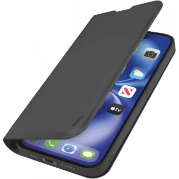 Wallet Stand SBS TEWALIPSE25K per iPhone SE 2025 — nero, portafoglio + supporto