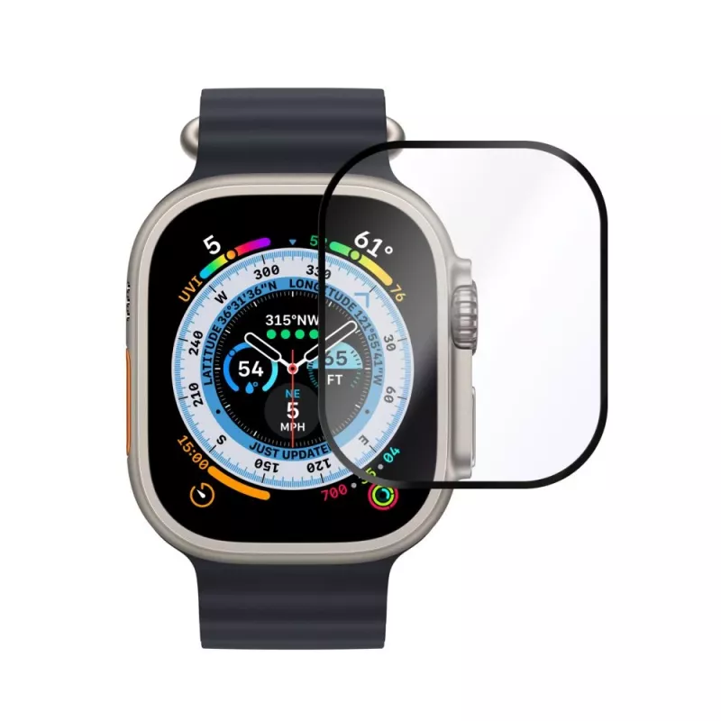 Fixed | Armor Tempered Glass per Apple Watch Ultra 49mm/Ultra 2 49mm | nero
