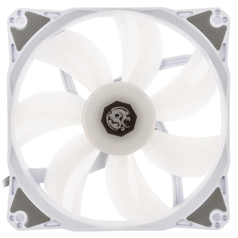 Ventola ARGB 120mm BitsPower Notos — bianco, modello BPTA-FX1812NTWH-1