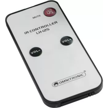 Telecomando Omnitronic L-125 (modello 10355126) – telecomando a infrarossi per apparecchi audio