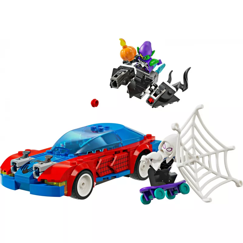 LEGO Marvel 76279 Spider-Man auto da corsa e Venom Green Goblin set di costruzioni