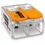 WAGO 221-612 - dritto - 450 V - arancione - trasparente - EN 60664