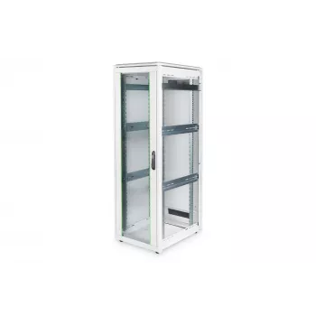 DIGITUS 36HE Unique armadio di rete 600x800mm porta in vetro grigio