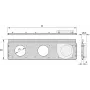 Schroff unità ventola 84HP 220D completa (24572411)