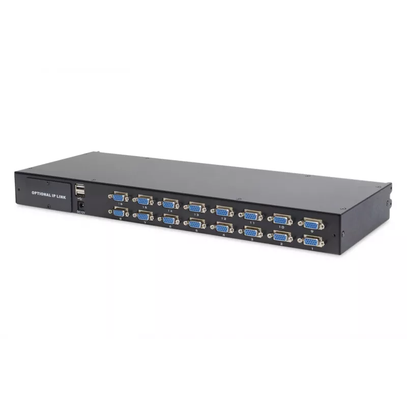 Console rack LCD KVM 19 pollici 16 porte DIGITUS DS-72211-3US