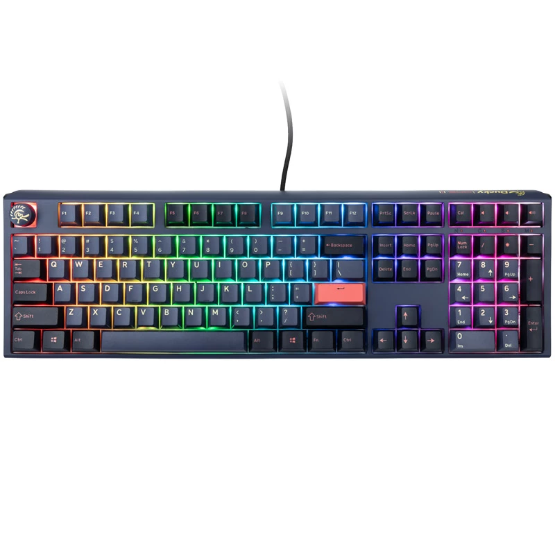 Tastiera Ducky One 3 gaming USB blu