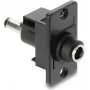 Adattatore da pannello DC 5,5×2,1 mm femmina a DC 5,5×2,1 mm maschio, DELOCK 91116