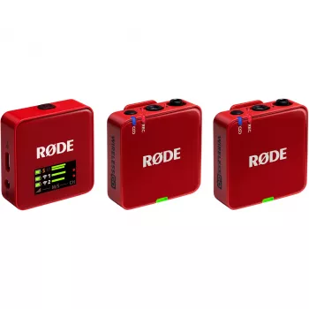 RØDE Wireless GO III rosso - sistema microfonico wireless (rosso)
