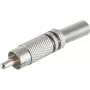 Connettore maschio RCA (Cinch) ShiverPeaks 6 mm metallo 52000-S